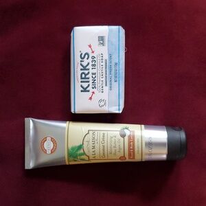 A La Maison Coconut Creme Moisturizer & Kirk's Coconut Soap Set